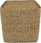Home&Styling - Poef - vierkant - naturel - 40x40x38 - cm - zeegras
