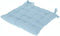 Home & Styling Stoelkussen 40x40cm - Met 2 lintjes - 100% polyester - Lichtblauw