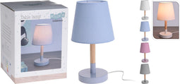 Home&Styling Tafellamp - Met lampenkap - Kinderlamp - Grijs