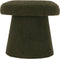 Home & Styling Teddy Paddenstoel Poef - Ø38xH43cm - Olijfgroen