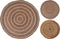 Home&Styling Vloerkleed Jute boho - Dia 90 cm - 2 Soorten - Naturel