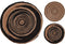 Home & Styling Vloerkleed rond, gevlochten jute - Dia 90 cm