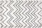 Home & Styling Vloerkleed Zigzag 120x180cm - Tapijt - Zwart / Wit