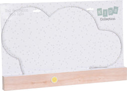 Home & Styling Wandplank met verlichting - 53x3x34cm - Hout/Wit