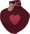 Home & Styling Warmwaterkruik Hartje - 0,85L - 26cm - Bordeaux