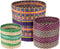 Home & Styling Zeegras manden - Set van 3 stuks - Multi