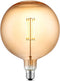 Home Sweet Home - Edison Vintage E27 LED filament lichtbron Carbon - Amber - 18/18/23cm - G180 Global - Retro LED lamp - Dimbaar - 4W 400lm 2700K - warm wit licht - geschikt voor E27 fitting