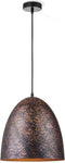 Home sweet home - Hanglamp Rusty C big - Ø 30 cm - 230V - Bruin