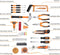 Home Tool Set 109-Delige Algemene Huishoudelijke DIY Hand Tool Kit Set Auto Reparatie Toolkit met Draagbare Toolbox Storage Case