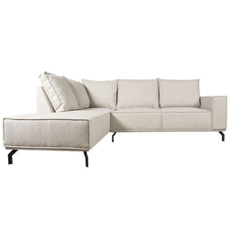 Home67 Hoekbank Ron Boucle Natural 01 - Links