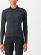 Castelli Anima 4 fietsshirt lange mouwen zwart dames
