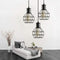 Homestyle Pro Mk021-B Industriële Hanglampen Zwart/Metaal