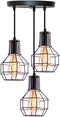 Homestyle Pro Mk021-B Industriële Hanglampen Zwart/Metaal