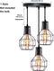 Homestyle Pro Mk021-B Industriële Hanglampen Zwart/Metaal