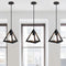 Homestyle Pro Mk022-B IndustriËLe Pyramide Hanglampen Zwart/Metaal