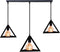 Homestyle Pro Mk022-B IndustriËLe Pyramide Hanglampen Zwart/Metaal