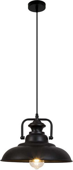 Homestyle Pro Mk103-Bb IndustriËLe Hanglamp 38X21 Cm Zwart/Metaal