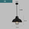 Homestyle Pro Mk107-Bb IndustriËLe Hanglamp 33X26 Cm Zwart/Metaal
