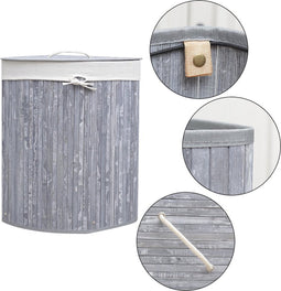 Homestyle Pro - Wasmand Bamboe - Opvouwbaar