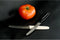 Homey's Tomaten/Tafelmessen Gekarteld 6-delig - 11cm - Zwart