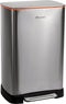 Homra Koniq RVS Prullenbak 30 Liter met Geurfilter - RVS Pedaalemmer - Afvalbak 30L - Vuilnisbak voor huishouden en kantoor - Vuilbak Keuken Afvalemmer - Soft Close Deksel