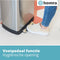 Homra Koniq RVS Prullenbak 30 Liter met Geurfilter - RVS Pedaalemmer - Afvalbak 30L - Vuilnisbak voor huishouden en kantoor - Vuilbak Keuken Afvalemmer - Soft Close Deksel