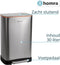 Homra Koniq RVS Prullenbak 30 Liter met Geurfilter - RVS Pedaalemmer - Afvalbak 30L - Vuilnisbak voor huishouden en kantoor - Vuilbak Keuken Afvalemmer - Soft Close Deksel