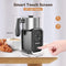 Homtone 5-in-1 Inductie Melkopschuimer - 600 ml - Roestvrij Staal - Warm en Koud Schuim