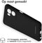iMoshion Hoesje Geschikt voor Oppo A77 Hoesje Siliconen - iMoshion Color Backcover - Zwart