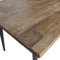 BePureHome Guild Tafel - Hout/Metaal - Naturel/Zwart - 77x180x90
