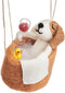 Hond in bad vilten kersthanger - Sass & Bell