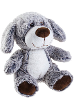 Honden Speelgoed - Knuffel Hond - Bello - Honden Knuffel - Grijs/Bruin - 19 cm