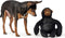 Honden speelgoed - Speelgoedhond Stoere Kamerun Gorilla 29 Cm Polyester