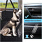 hondenautostoelhoes, hondenautohangmat met gaasvenster en zijflappen Autostoelhoes voor honden, wasbaar waterdicht antislip huisdier SUV autostoelbeschermer voor op reis, zwart