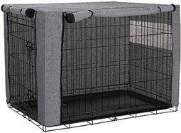 Hondenbench cover l 62 cm x b 46 cm x h 50 cm - Beschermhoes hondenkennel - Gladde stevige stof met mesh raam - deuren bench blijven makkelijk bereikbaar - veiligheid en rust voor uw huisdier