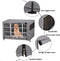 Hondenbench cover l 62 cm x b 46 cm x h 50 cm - Beschermhoes hondenkennel - Gladde stevige stof met mesh raam - deuren bench blijven makkelijk bereikbaar - veiligheid en rust voor uw huisdier