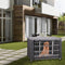 Hondenbench cover l 62 cm x b 46 cm x h 50 cm - Beschermhoes hondenkennel - Gladde stevige stof met mesh raam - deuren bench blijven makkelijk bereikbaar - veiligheid en rust voor uw huisdier