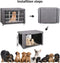 Hondenbench cover l 62 cm x b 46 cm x h 50 cm - Beschermhoes hondenkennel - Gladde stevige stof met mesh raam - deuren bench blijven makkelijk bereikbaar - veiligheid en rust voor uw huisdier