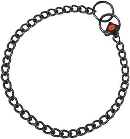 Hondenhalsband Hs Sprenger Zwart 2,5 mm Schakels Kort (55 cm)