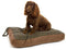 Hondenkussen Tweed Bruin - 98x72 - Suede onderkant - Tweedmill
