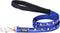 Hondenriem Red Dingo Lightning 1,2 m Marineblauw 1.2 x 120 cm