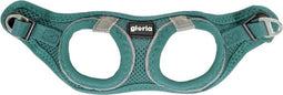 Hondentuigje Gloria Air Mesh Trek Star Verstelbaar Turkoois Maat XXXS (18-20 cm)
