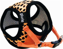Hondentuigje Gloria Luipaard 40-50 cm Oranje Maat L
