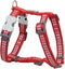 Hondentuigje Red Dingo Rood Bot Reflecterend 30-48 cm
