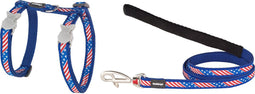 Hondentuigje Red Dingo US Flag 21-35 cm Blauw