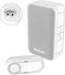 Honeywell DC311SP2 draadloze plug-in deurbel met horizontale beldrukker 4 melodieën 84 dB 150 meter wit