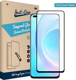 Honor 50 Lite screenprotector - Full Cover - Gehard glas - Transparant - Just in Case