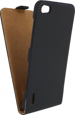 HONOR 6 Hoesje - Mobilize - Ultra Slim Serie - Kunstlederen Flipcase - Zwart - Hoesje Geschikt Voor HONOR 6