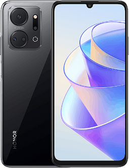 Honor X7a, 4GB ram Zwart