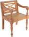 vidaXL - Stoelen - Batavia - 2 - st - massief - mahoniehout - lichtbruin
